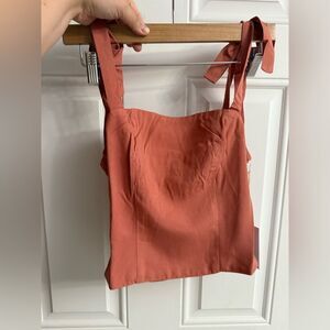 Backyard Roses Mauve Rose Top NWT Size S